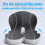 Soothe+ L-shaped memory foam seat and back cushion for 5
