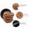 Fist Shape Wall Lamp Holder Resin Base 1 Set 3