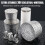PVC termination cap stainless steel mesh 1 pack 4