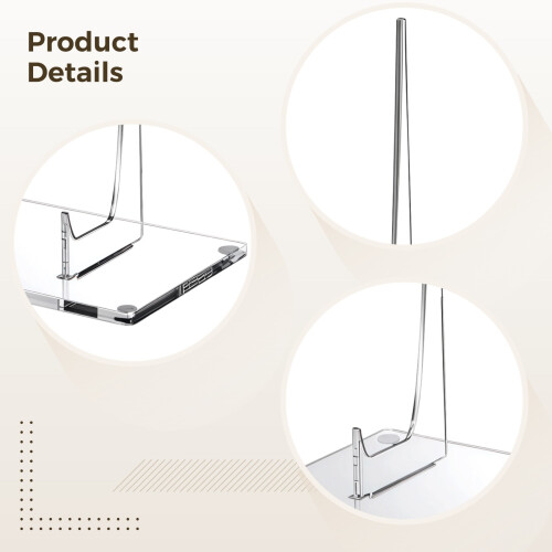 Acrylic Plate Stand Adjustable U-Shaped Easel 1 pc 2