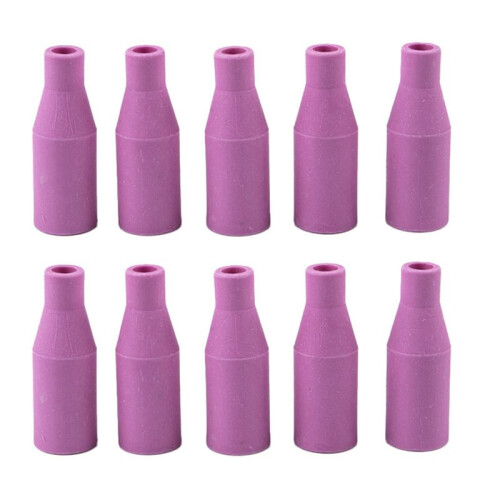 10Pcs MB15AK Ceramic Nozzle Protective Cover MIG Ceramic Nozzle Conductive Nozzle Ceramic Nozzle