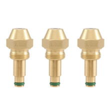 3X Afgewerkte Olie Brander Nozzle Olie Mist Nozzle Lucht Verneveling Nozzle Olie Brander Jet Sifon Volledige Kegel Olie Nozzle, 1.0 mm