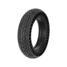10x2.5-6.5 Solid Tire Strip Hole Rubber Run-Proof Tire Hollow Tire Honeycomb Solid Tire