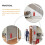 Fire Extinguisher Wall Bracket Red 2 Pack 2