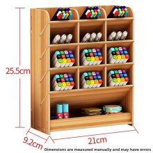 Wooden Pen Holder Desktop Organizer Nordic Style 1 Piece