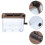 Handheld Paper Shredder ABS Black Portable 1-unit 7