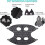 Dog grooming hammock harness with nail clippers, file, comb 2