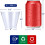 ??? ???? ? ?? Bicchieri di plastica trasparenti usa e getta, bicchieri resistenti per feste, bicchieri usa e getta per 2
