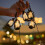 LED Outdoor String Lights Retro Lantern Style 9.8FT 3