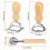 Set di 7 stampi per ravioli, ideale per uso domestico e professionale. 8