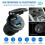 Dual USB Car Charger with Digital Volt Meter 12V-24V 2