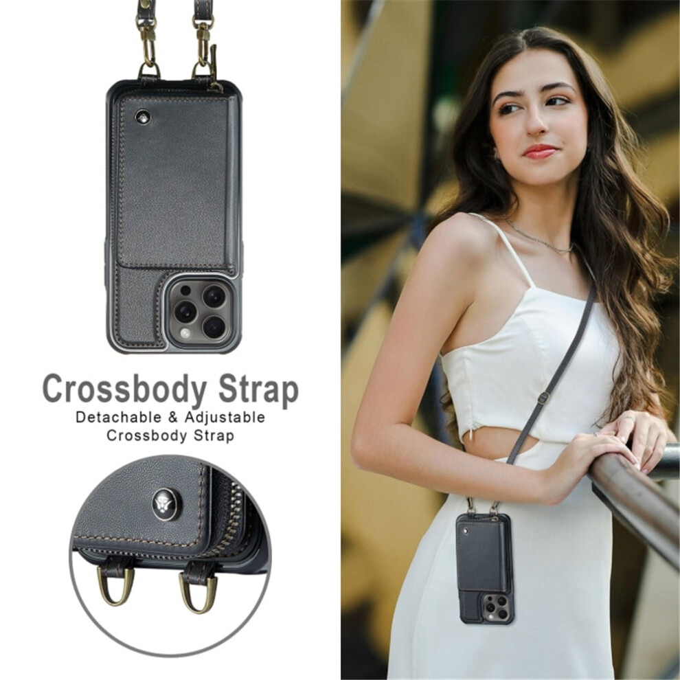 Rfid Wallet Case For Iphone 13 Pro 6.1 Inch Black 968604597329