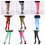 Rainbow striped tights opaque pantyhose 1 pair 2