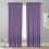 Translucent Voile Sheer Curtains 52x84 Double Rod Pocket 4