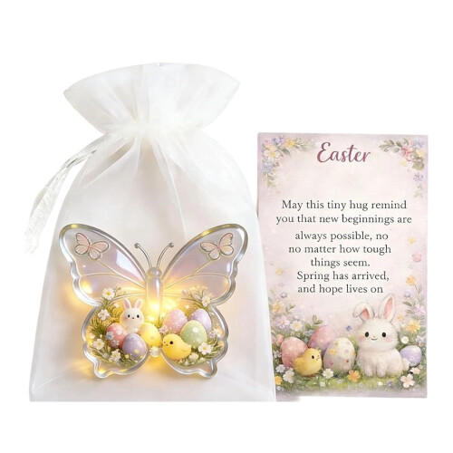 Easter Pocket Hug with Prayer Card Bunny Basket Stuffer 1