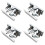 4Pcs Spring Loaded Door Easy Lock Stop Catch Release Clamp Double Roller Catch (Mp-3) 1
