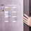 Acrylic Magnetic Meal Planner Board Clear Weekly Calendar 8