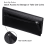 Women's RFID Blocking Leather Credit Card Holder - Black 5