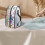 Butterfly and Flowers Steamer Organizer Polyester 11.8 x 2