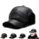 Men's Winter Cap Faux Leather Earflaps Fur-Lined Adjustable 2