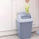 Bathroom Trash Can with Flip Lid, Plastic, 1 Piece 6