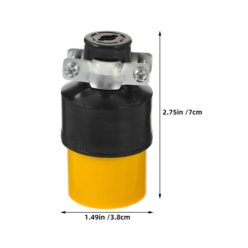 Extension Cord End Replacement Yellow 3-Prong Female Plug 1