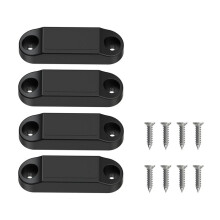 RV Magnetic Baggage Door Catch, RV Magnetic Door Holder to Keep Door Open, RV Storage Door for RV, Trailer Black
