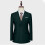 Men's double-breasted suit set notch lapel 2 pcs 4