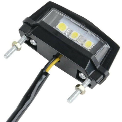 LED motorcycle license plate light 12V 2