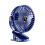 Mini ventilador portátil USB com visor digital, silencioso. 2