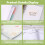 Blank Recipe Notebook 80 Pages with Stickers and Removable 4