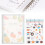 Blank Recipe Notebook 80 Pages with Stickers and Removable 8