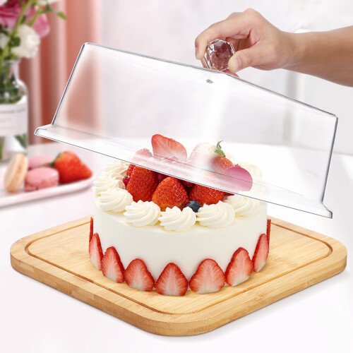 FOXNOVO Wooden Dessert Display Plate Set 1
