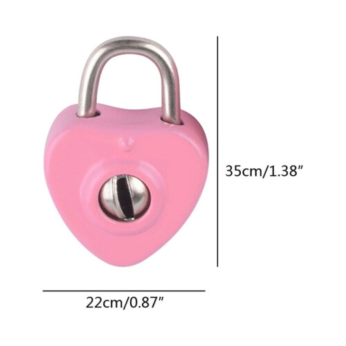 ESTONE Mini Padlock Key Lock for Luggage Zipper Bag 2