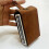 Foldable leather cribbage board set with card storage 1 pack 6