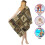 Beach Towel Retro Rustic Moose Deer Bear Leaf Design 5