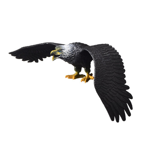 Eagle Toy Figure Animal Ornament Black 2