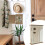 Wood Key Cabinet Wall Mount with Hooks for Home Office 8