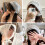 Women's Polyester Lace Triangular Headband White 5