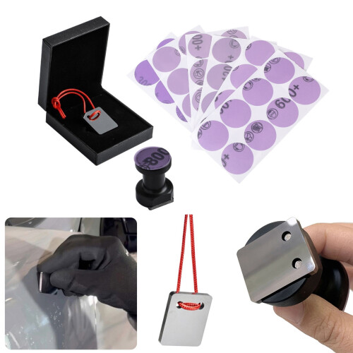 Car paint scraper for removing scratches and stains 1
