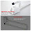 Foldable Toilet Grab Bar Stainless Steel 265 lbs 3