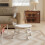 Acrylic Pulley Chair Ergonomic Low Rolling Stool with 6