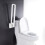 Foldable Toilet Grab Bar Stainless Steel 265 lbs 8