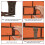 Brick Clips and Hooks Set No-Drill 16 pcs 2.64 x 1.46 in 6