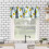 Lemon Floral Window Valance Vintage Tropical Fruit Design 4