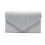 Willtoo Women Rhinestone Envelope Clutch Bag Silver 3