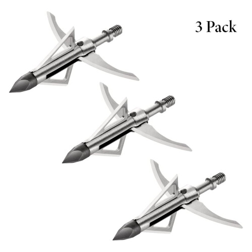 Gravedigger 4-Blade Mechanical Broadhead Chisel Tip 100 1