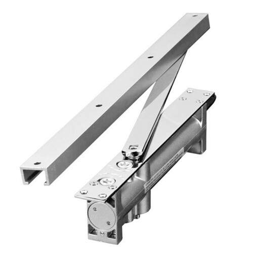 1 Set Hidden Automatic Door Closer Home Hydraulic Buffer Security System Adjustable Closer 2