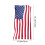 4th of July oversized beach towel striped quick-dry 3