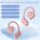Heart-Shaped Wireless Earbuds Open-Ear Bluetooth 4